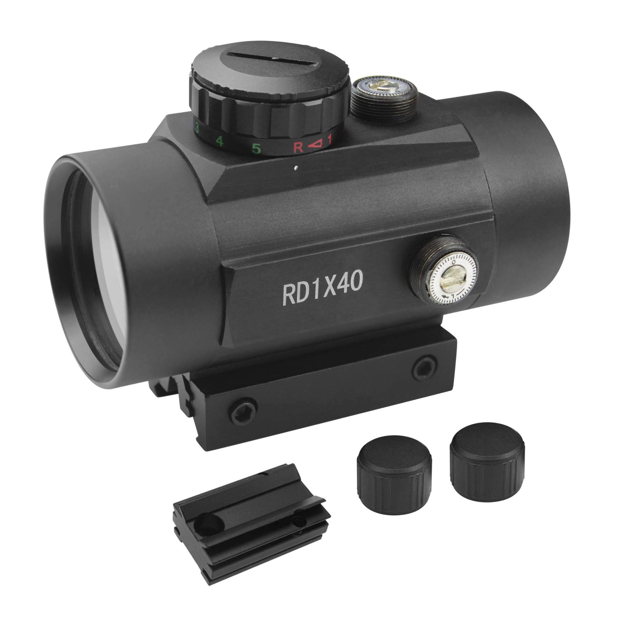 Amazon.com: Alstar 1X40RD Reflex Red Green Dot Sight Lighted Scope
